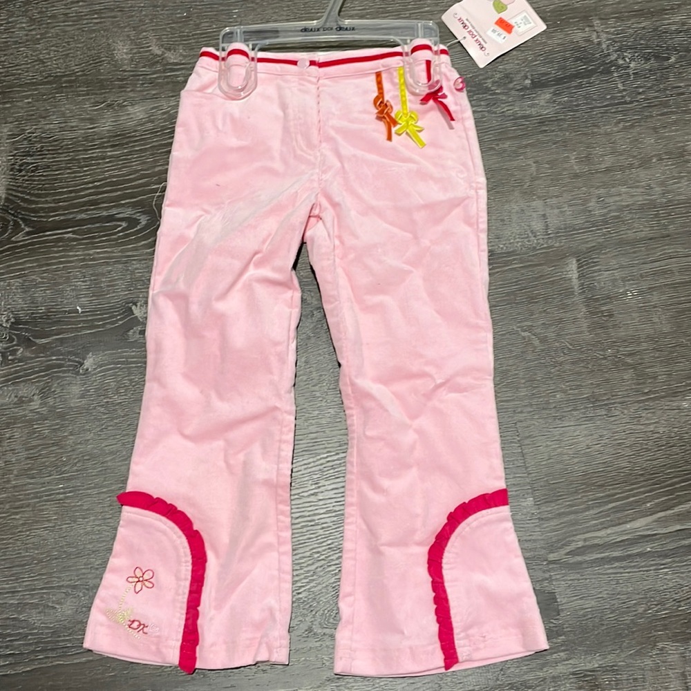 Deux par Deux Pink Casual Bottoms with Insulated Design